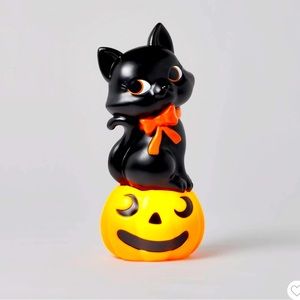 HYDE & EEK Blow mold Adorable Cat and Pumpkin Jack O Lantern NWT from Target